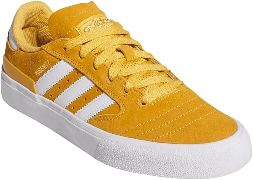 adidas Mens Busenitz Vulc Ii Lace Up Sneakers Shoes Casual - White, Yellow