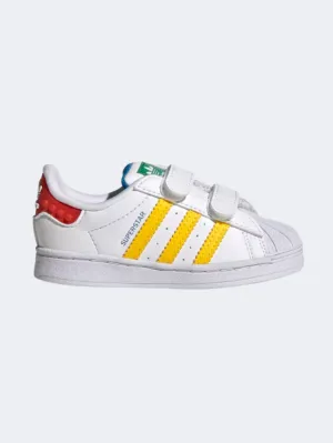 Adidas SUPERSTAR X INFANT-BOYS ORIGINAL shoes White / Pantone