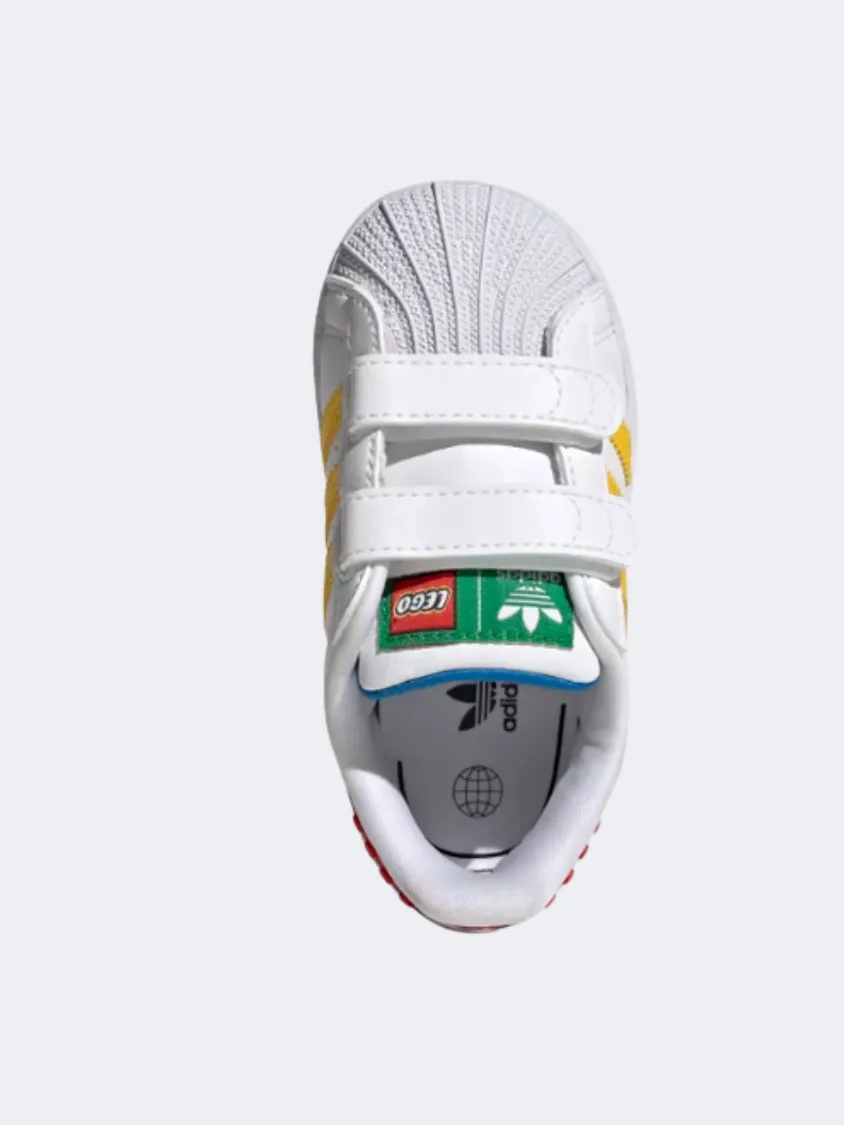 Adidas SUPERSTAR X INFANT-BOYS ORIGINAL shoes White / Pantone
