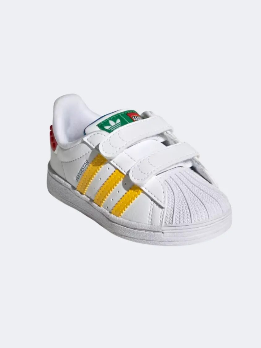Adidas SUPERSTAR X INFANT-BOYS ORIGINAL shoes White / Pantone