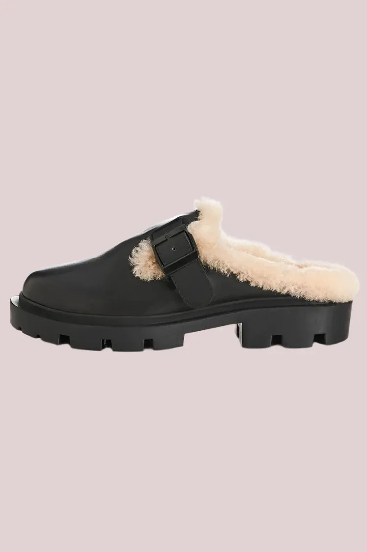 ALIAS MAE ADEN - BLACK LEATHER/SHIRLING