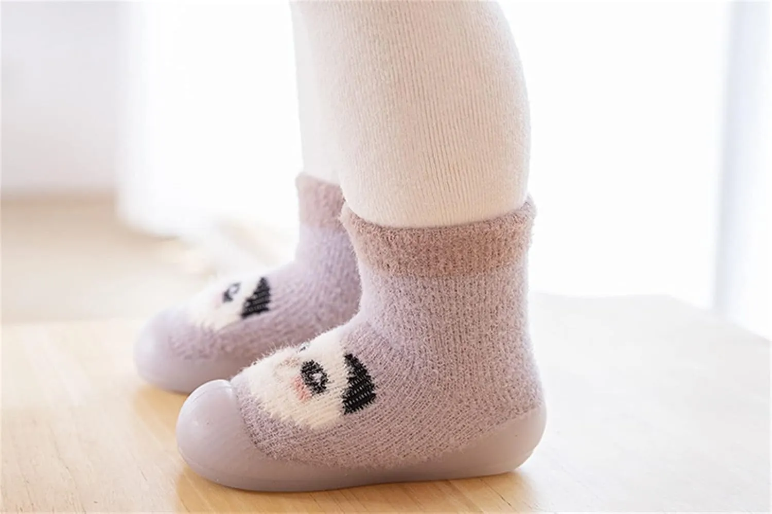 Baby Shoes,Baby Shoes Sock Shoes Non-Slip First Walker Floor Shoes Breathable Home Kids Shoes 0-3 Years