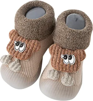 Baby Shoes,Baby Shoes Sock Shoes Non-Slip First Walker Floor Shoes Soft Indoor Kids Shoes 0-3 Years