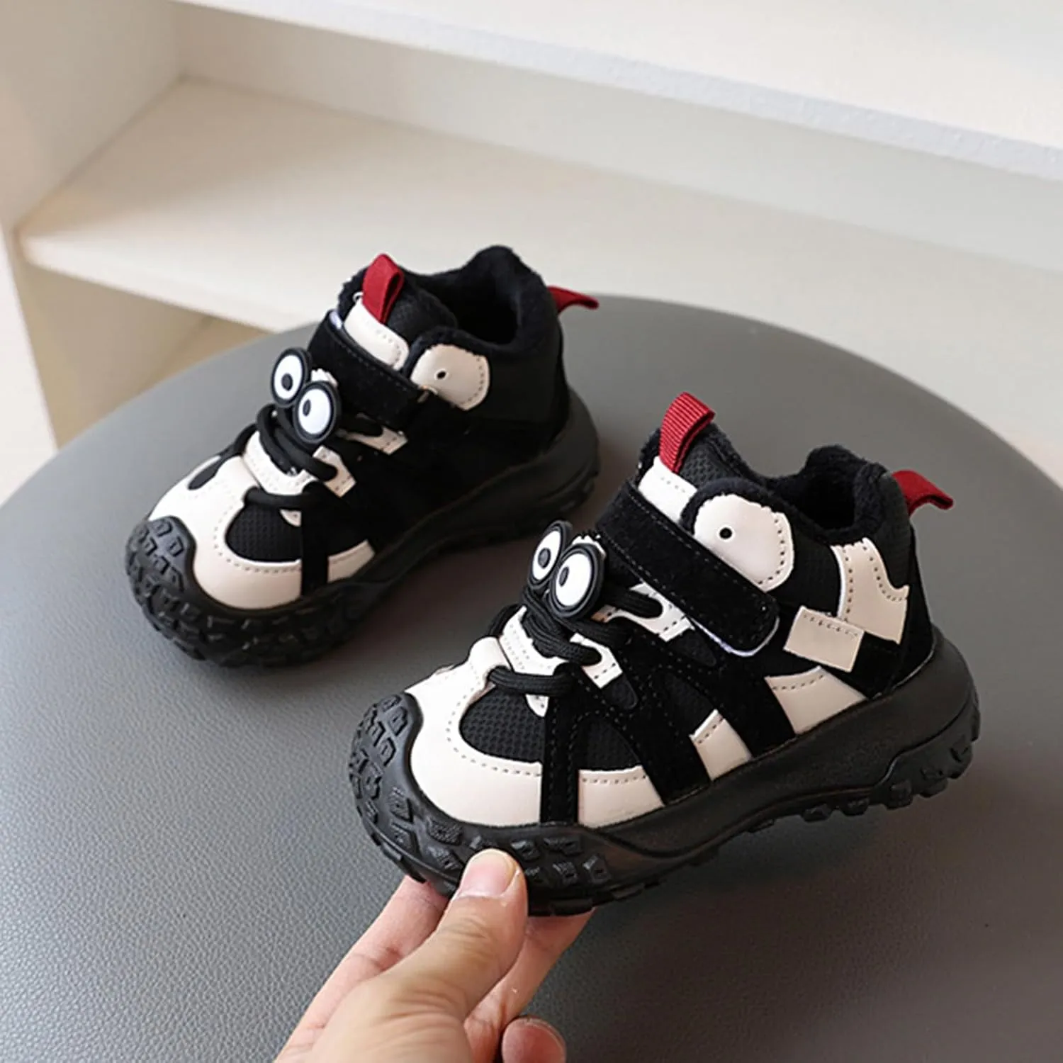 Baby Toddler Rubber Sole Shoes Boys Girls Lightweight Durable Casual Athletic Sneakers for Toddlers and Little Kid