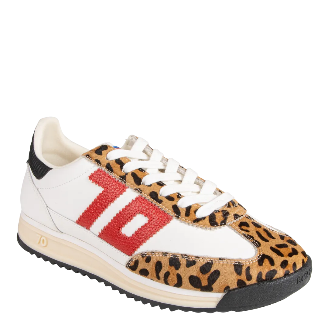 BACK70 Barkley Strike Sneaker in White Poney Camel