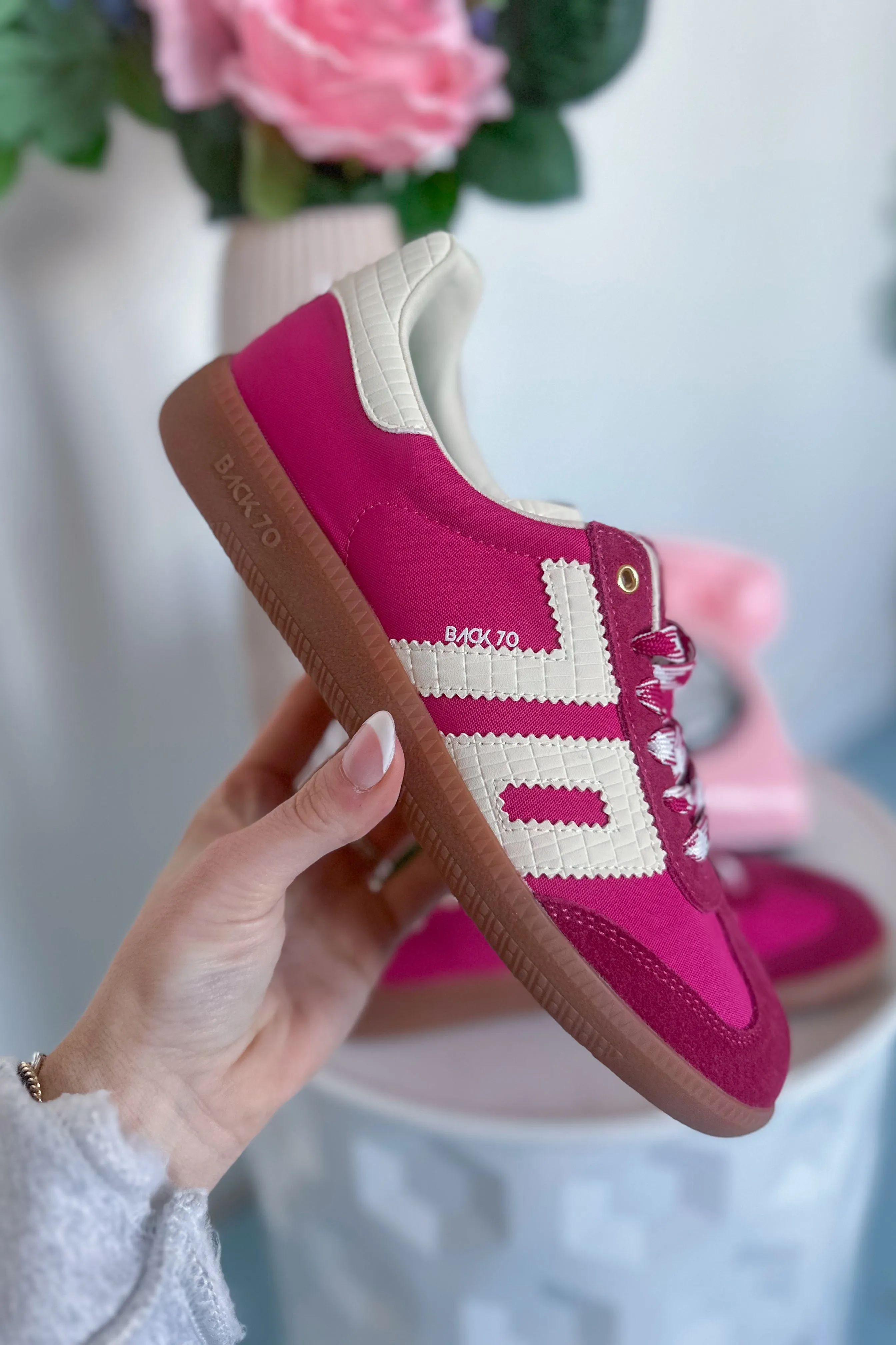 BACK70 Ghost Sneakers in Cherry