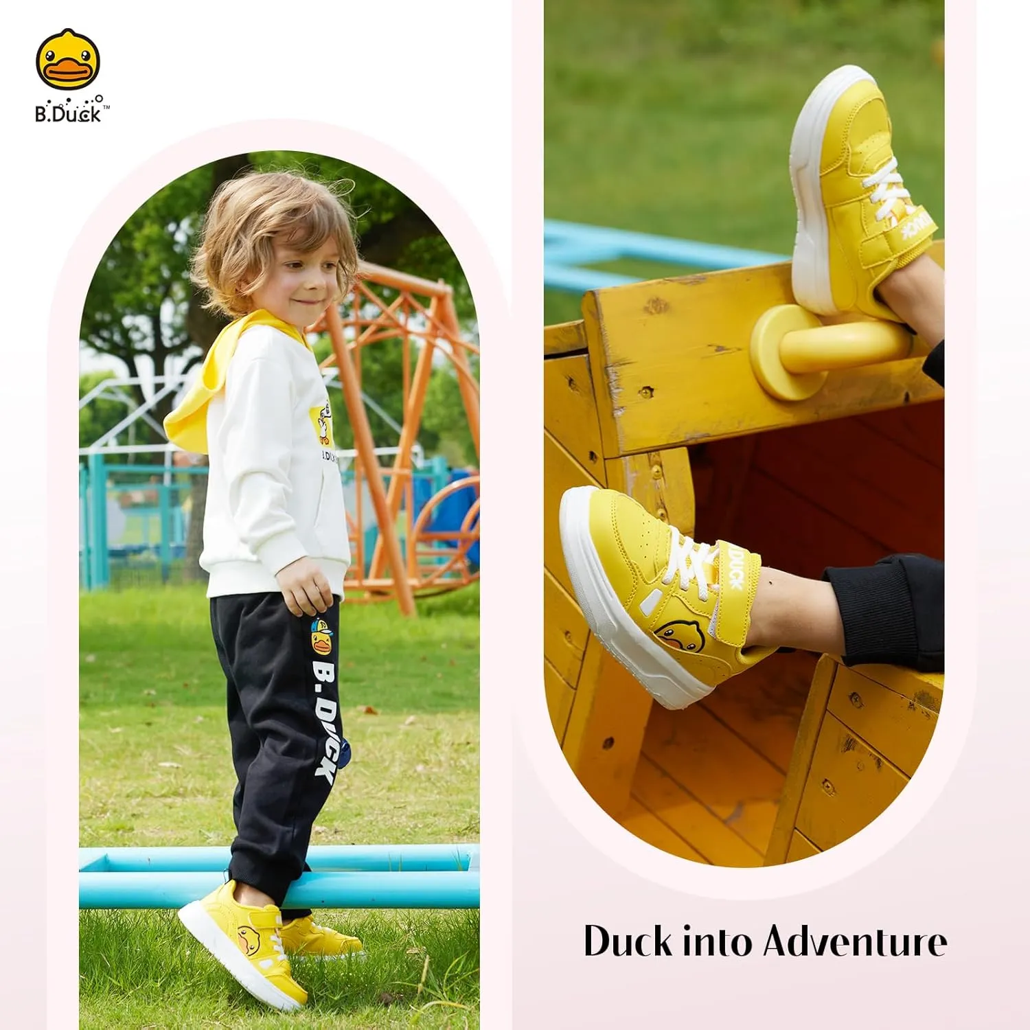 B.Duck Toddler Shoes for Girl and Boy [Comfortable & Fashionable] Kids Shoe Toddler Tennis Shoes Toddler Sneakers for Toddler/Little Kid Toddler Shoes Size 6-Big Kid 1
