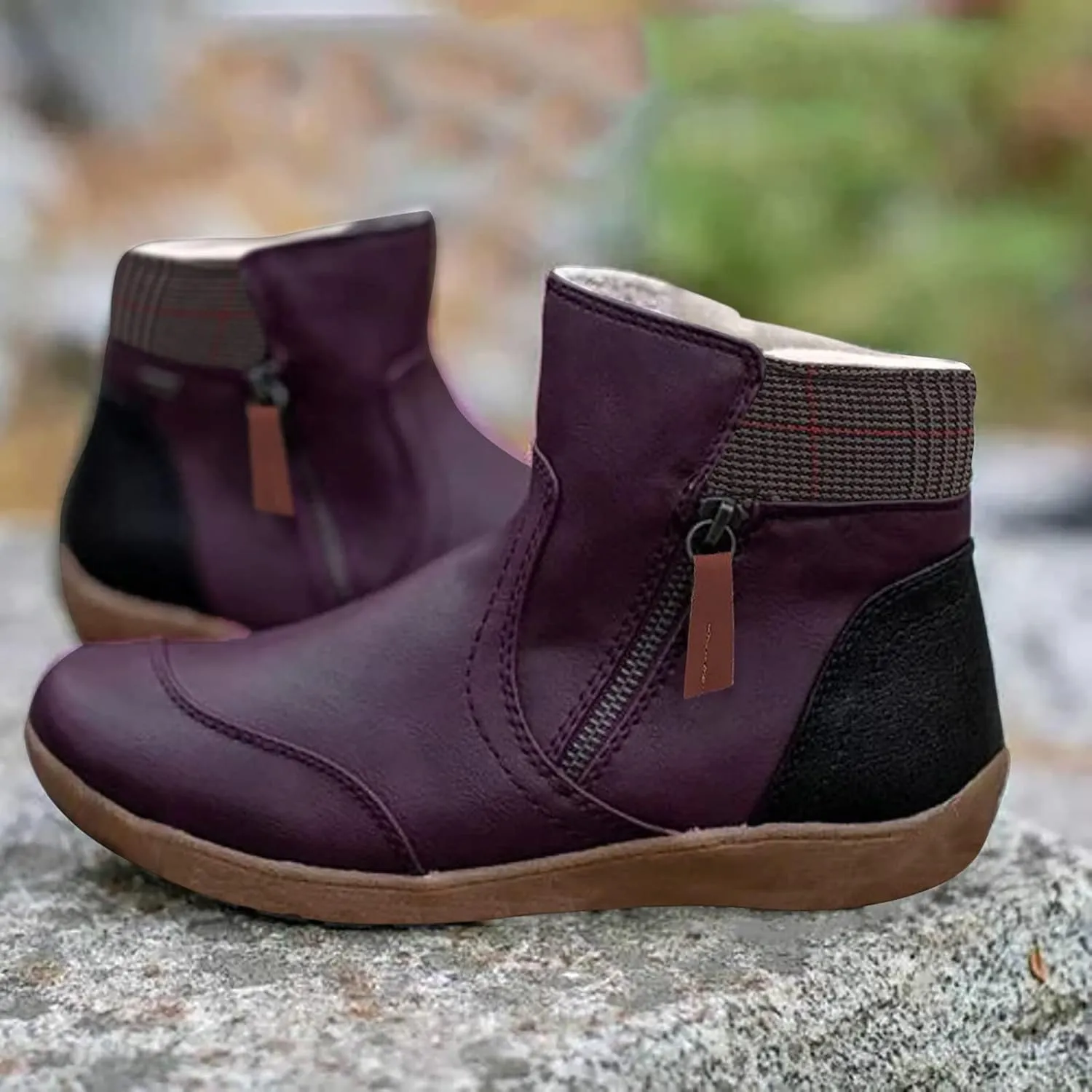 Black Winter Boots for Women Snow Boots for Women Cute Ankle Womens Wide Width Snow Boots Tall Women Waterproof Boots Winter Botas De Invierno Para Mujer Con Tacones
