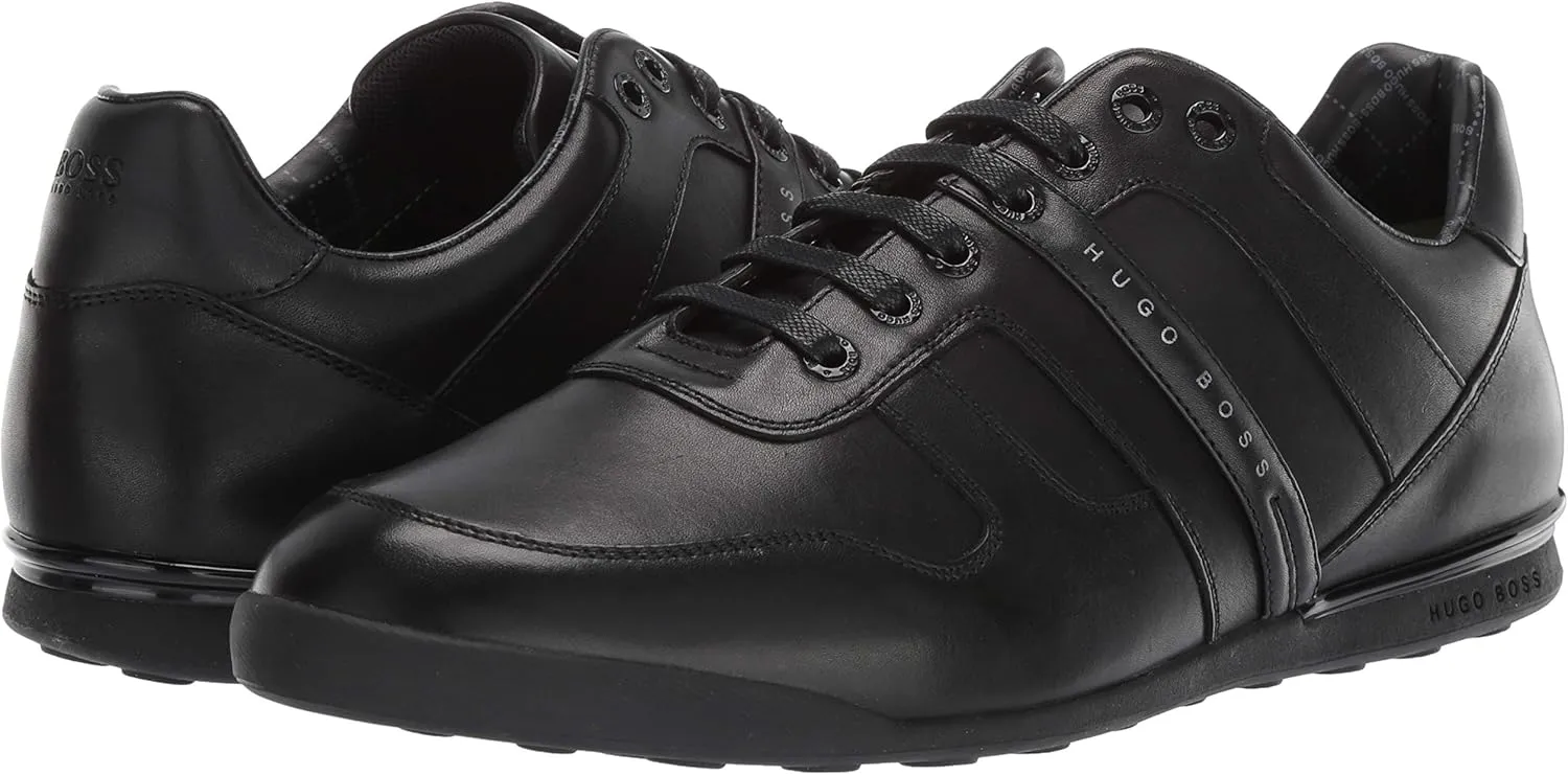 BOSS Men's Arkansas Smooth Leather Sneaker