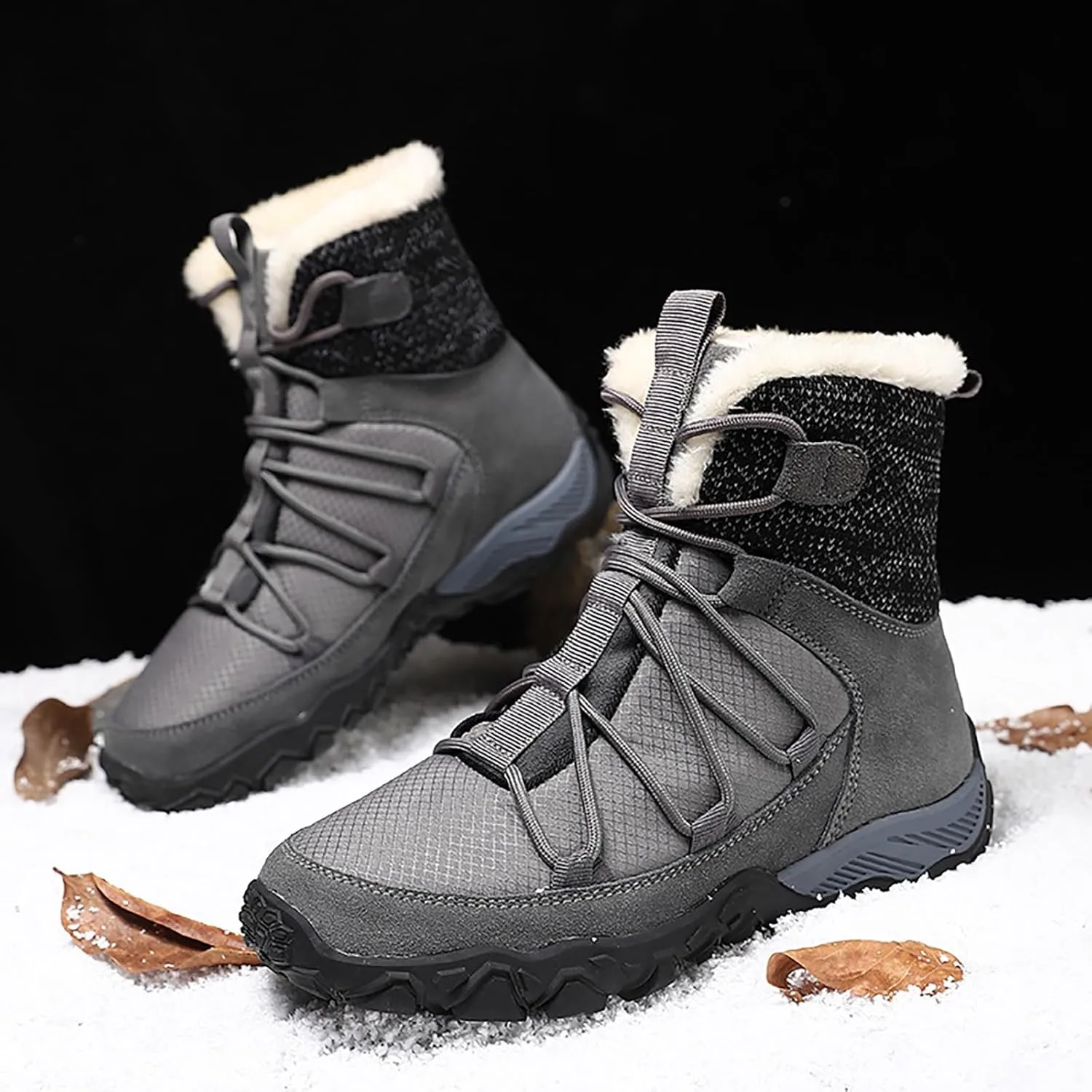 Botas De Invierno Para Mujer De Vestir Winter Dress Booties for Women 2024 Womens Warm Boots Womens Waterproof Winter Boots Womens Winter Boots Size 10 Wide Width Black of Friday Deals 2024