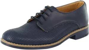Boys Faux Leather Shoes Lace Up Formal Footwear