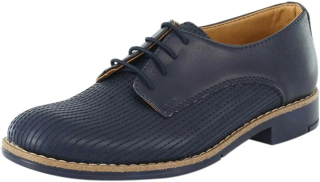 Boys Faux Leather Shoes Lace Up Formal Footwear