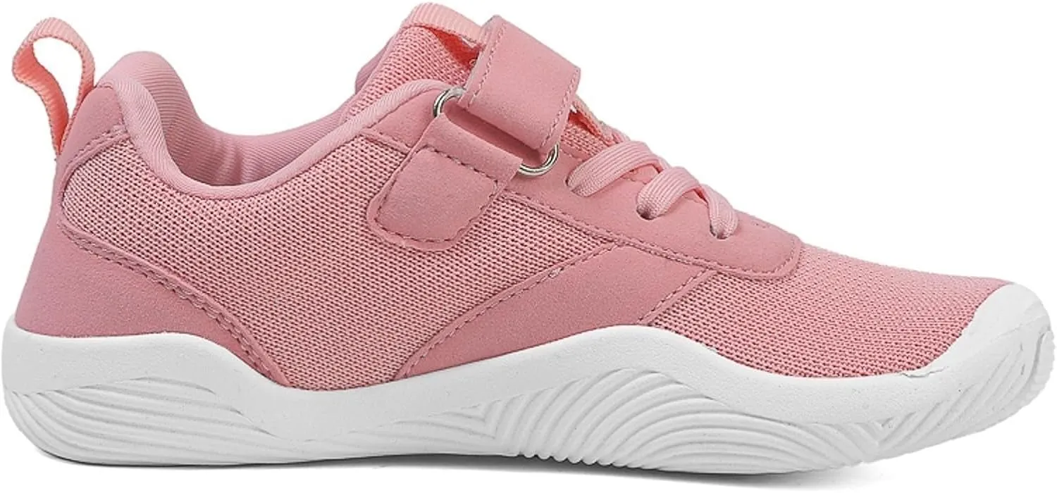 Boys Girls Tennis Sneakers Low Top Lightweight Breathable Mesh Athletic Shoes Running Hiking Walking Sports Shoes