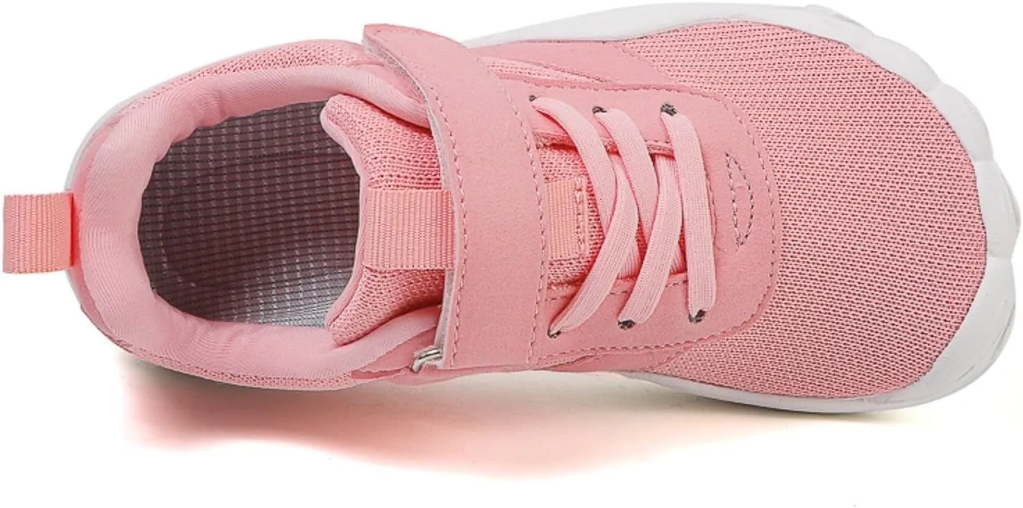 Boys Girls Tennis Sneakers Low Top Lightweight Breathable Mesh Athletic Shoes Running Hiking Walking Sports Shoes