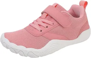 Boys Girls Tennis Sneakers Low Top Lightweight Breathable Mesh Athletic Shoes Running Hiking Walking Sports Shoes