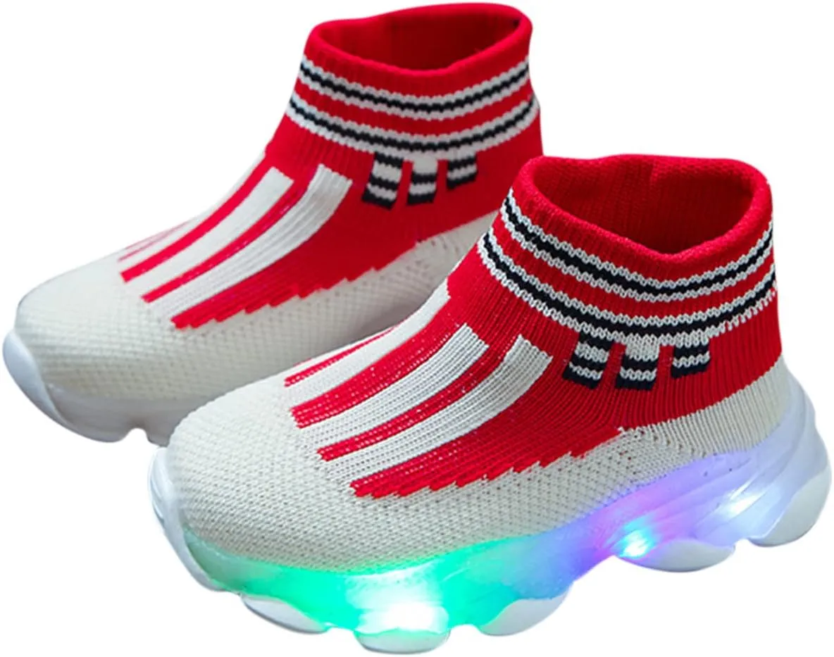 Boys' Sneakers 1-6 Years Children Kids Baby Girls Sneakers Bling Led Light Casual Sport Shoes Baby Sneakers
