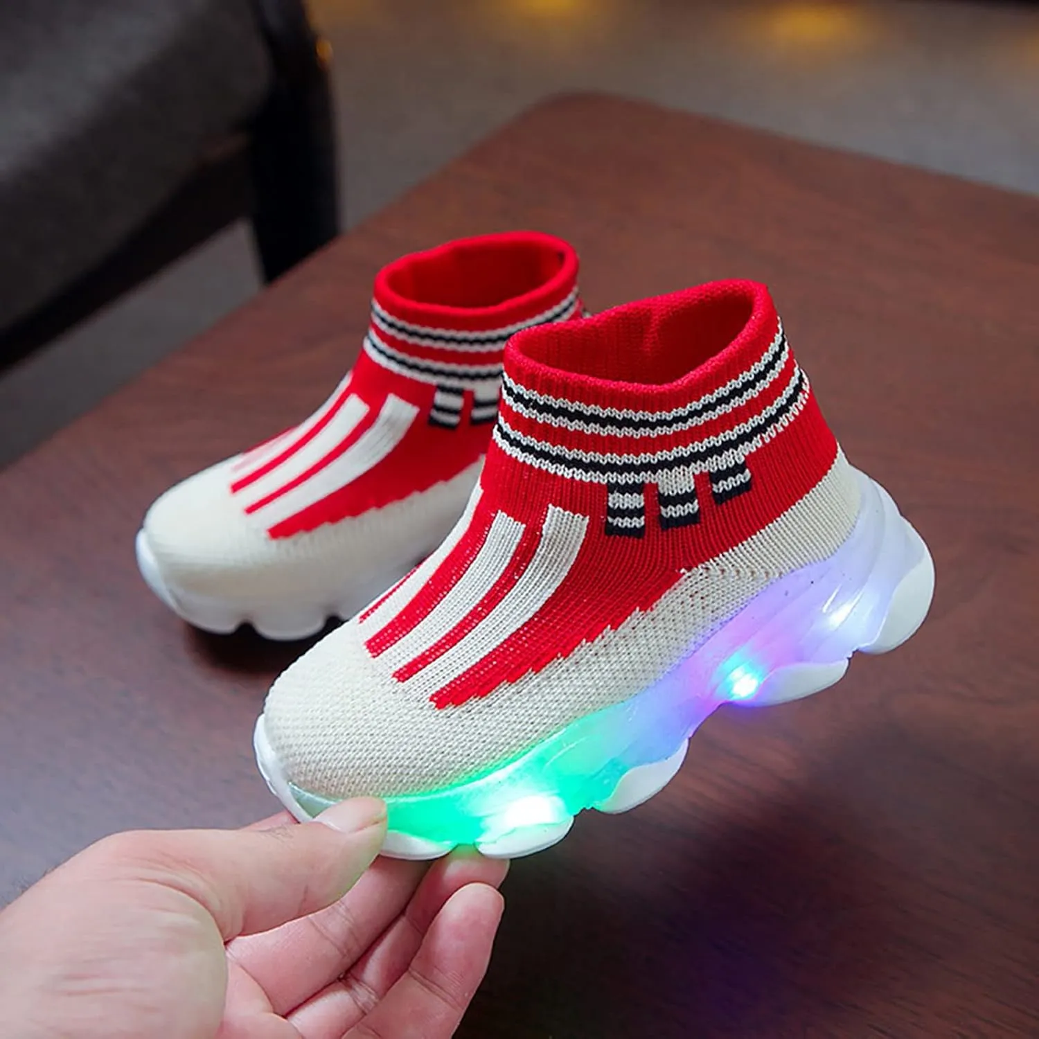 Boys' Sneakers 1-6 Years Children Kids Baby Girls Sneakers Bling Led Light Casual Sport Shoes Baby Sneakers