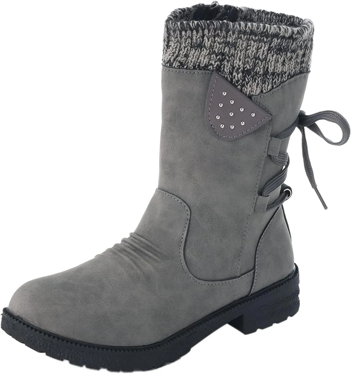 Brown Ankle Winter Boots for Women 2023 Trendy Waterproof Lightweight Winter Boots Synthetic Women Womens Winter Booties Wide Snow Boots for Women Waterproof Size 6 Botas De FrO Para Mujer