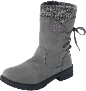 Brown Ankle Winter Boots for Women 2023 Trendy Waterproof Lightweight Winter Boots Synthetic Women Womens Winter Booties Wide Snow Boots for Women Waterproof Size 6 Botas De FrO Para Mujer