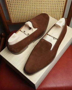 Brown Leather Rhiannon Loafers - Formal Shoes