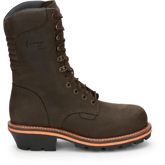 Chippewa Men's Thunderstruck 10" Composite Toe Insulated Logger Boots TH1031