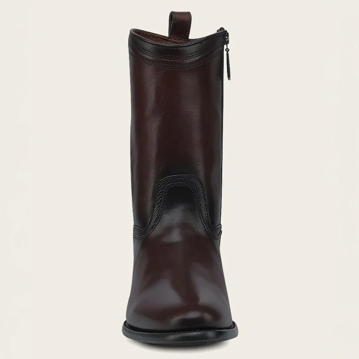 Chocolate Round Toe Boot