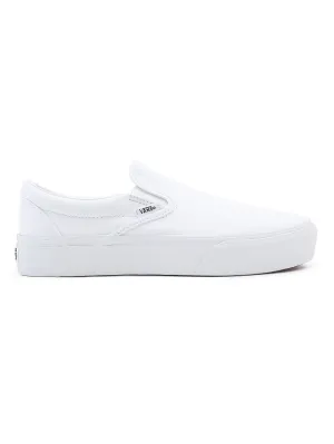 Classic Slip-On Platform True White Shoes