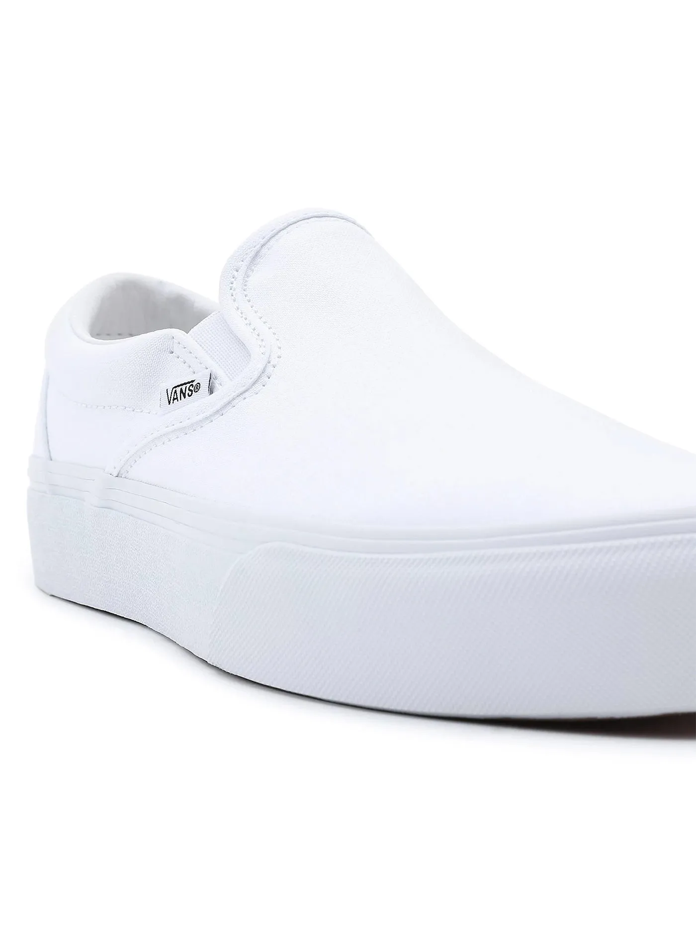 Classic Slip-On Platform True White Shoes