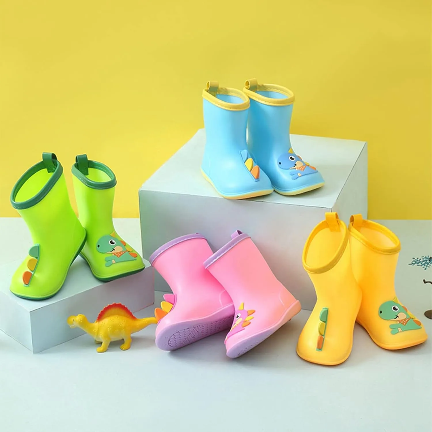 Colorful Cartoon Animal Children's Rain Boots Baby Water Shoes EVA Soft Outdoor Kids Rain Boots And Girls