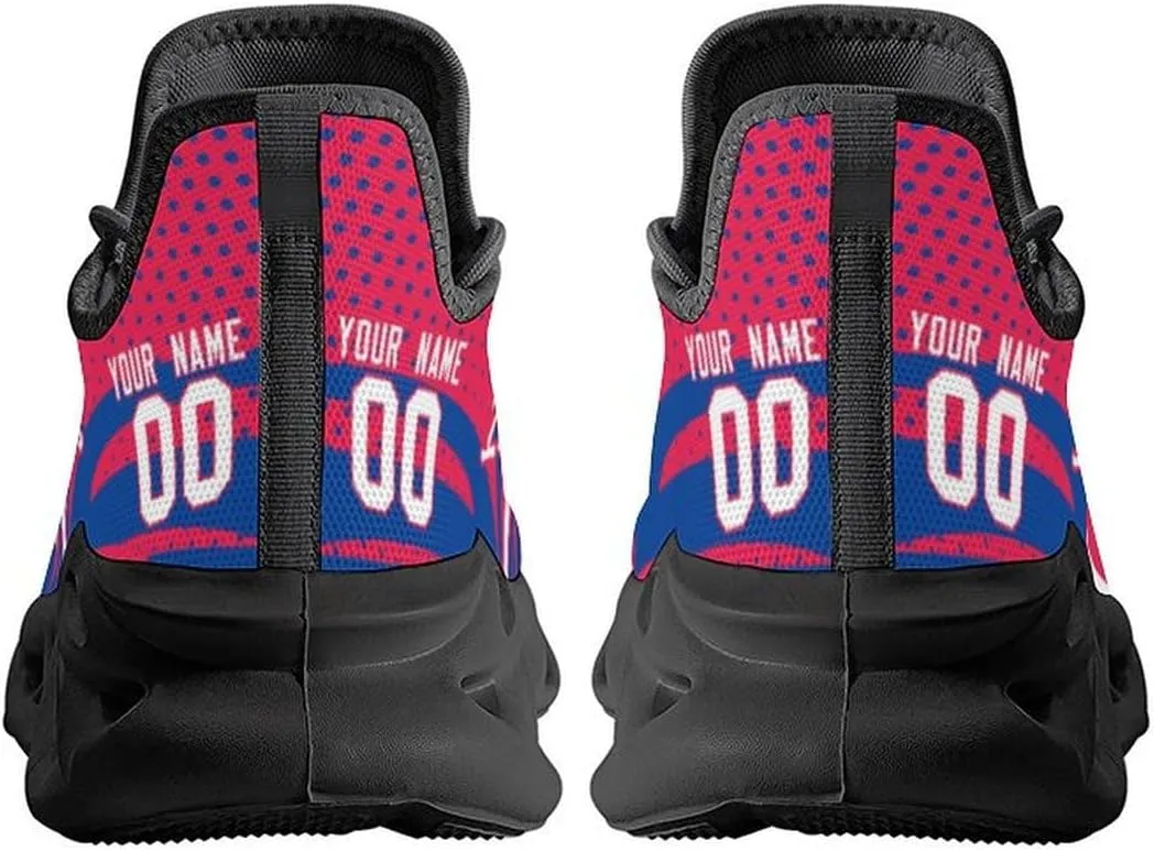 Custom City Basketball Flex Sneakers Personalized Name Number Athletic Shoes Fans Gifts Breathable Casual Shoes for Men Women