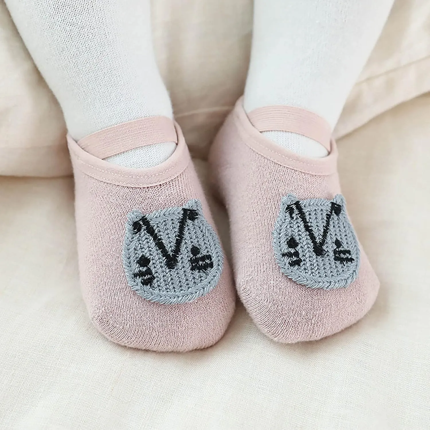 Cute Children Toddler Shoes Autumn and Winter Boys Girls Socks Shoes Flat Bottoms Non Slip Warm Solid Toddler 4 Shoe