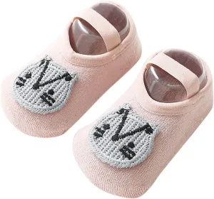 Cute Children Toddler Shoes Autumn and Winter Boys Girls Socks Shoes Flat Bottoms Non Slip Warm Solid Toddler 4 Shoe