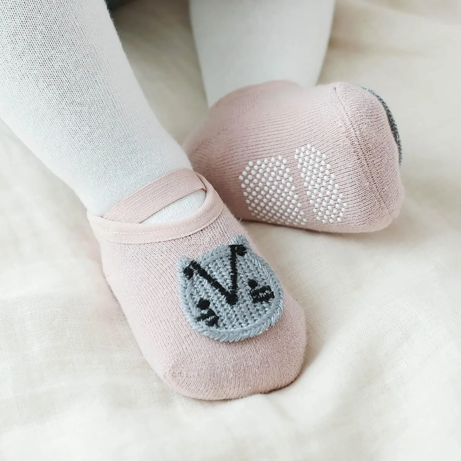 Cute Children Toddler Shoes Autumn and Winter Boys Girls Socks Shoes Flat Bottoms Non Slip Warm Solid Toddler 4 Shoe