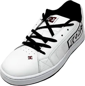 DC Men's NET Skate Shoe, White, 8.5