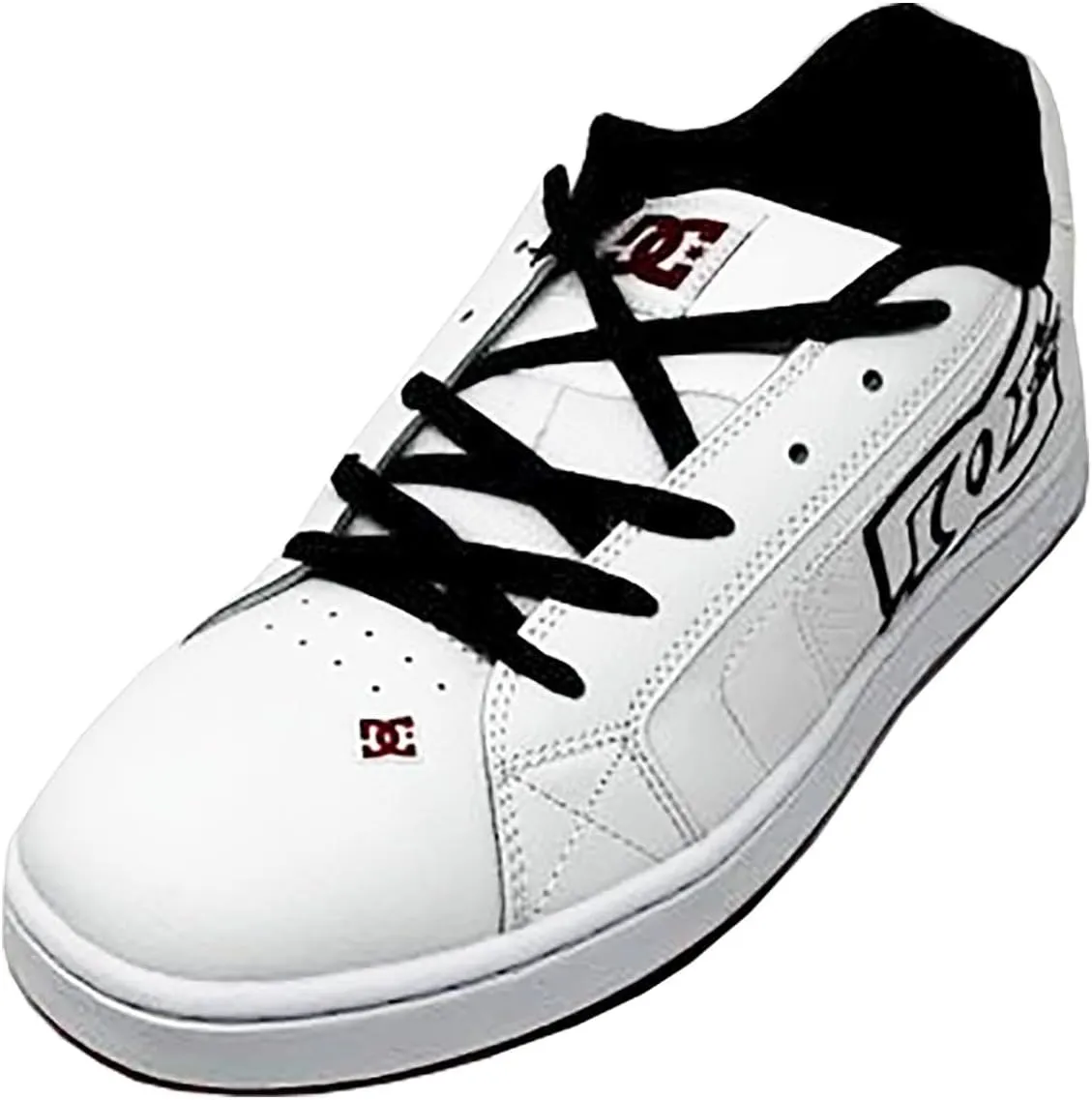 DC Men's NET Skate Shoe, White, 8.5