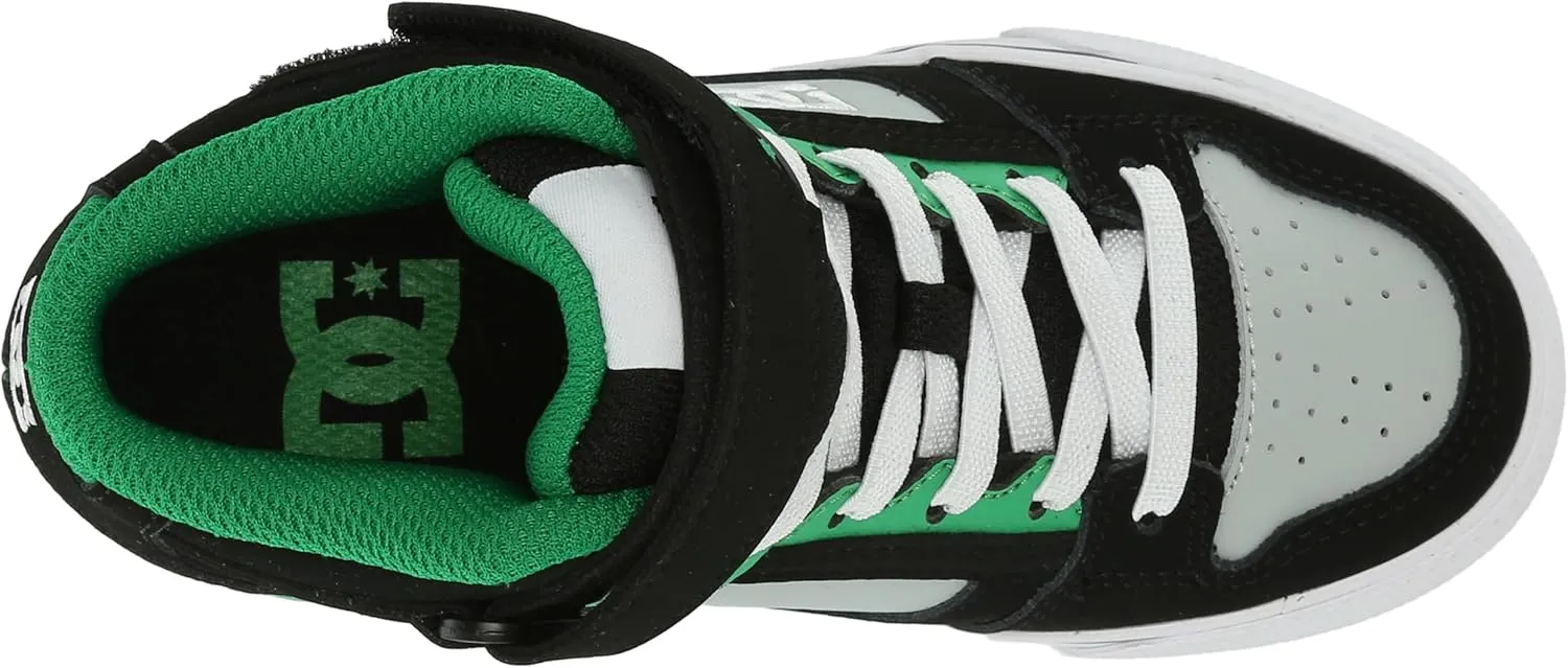 DC Unisex-Child Pure High Top Ev Skate Shoe