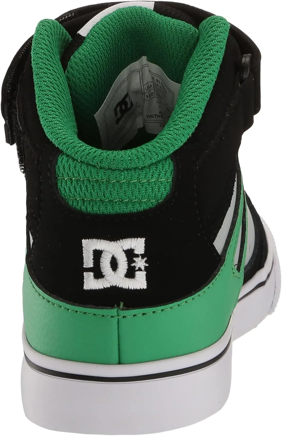 DC Unisex-Child Pure High Top Ev Skate Shoe