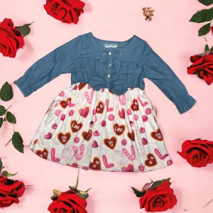 DENIM AND Love DRESS (2T-5T)
