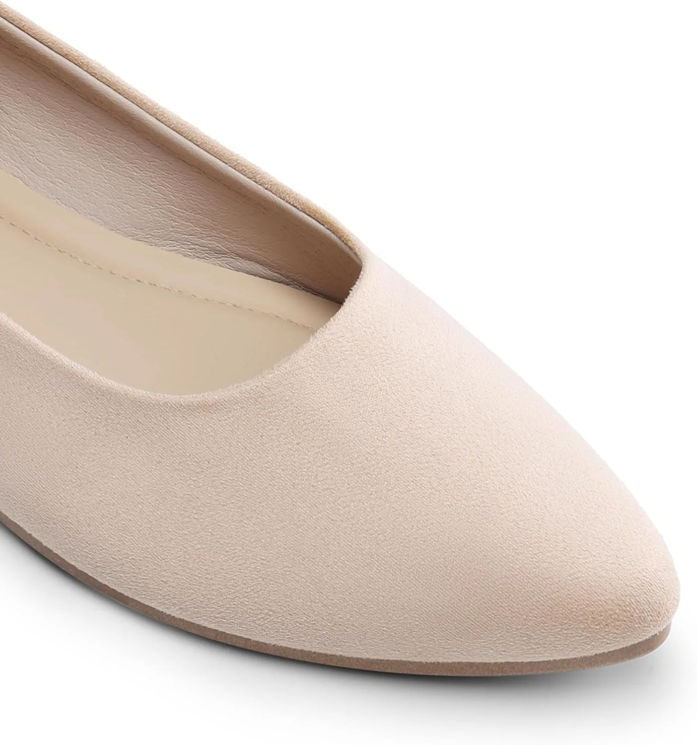 DREAM PAIRS Women??s Flats Comfortable Slip On Business Work Office Casual Suede Ballet Flats Pointed Toe Dress Shoes
