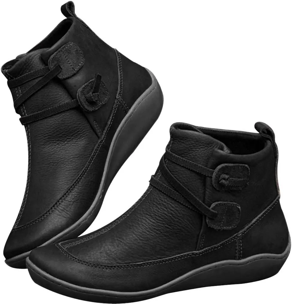 Dress Boots Women Red Ankle Boots Pointed Boots Womens Gray Boots Dressy Leather Ankle Boots for Women Low Heel Women's Ankle Boots Size 11 Wide Width