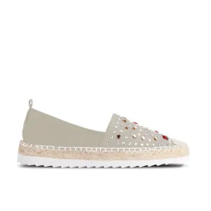 Espadrilles Kea Grey Strass