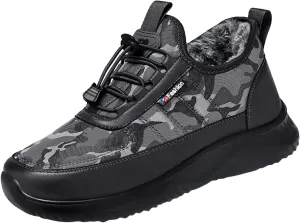 Fashion and Winter Men Sports Shoes Flat Non Slip Print Elastic Band Sneaker Insoles Men