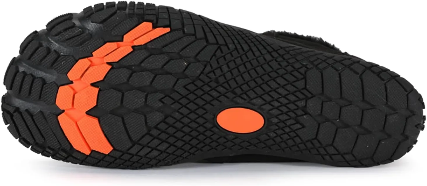 FLIOZY Winter Hiking Boots for Mens and Womens, Barefoot-Style Non-Slip Snow Boots, Waterproof Outdoor Hiking Shoes