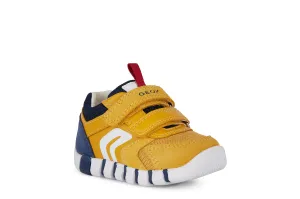 Geox Iupidoo | Ochre/Navy Toddler Sneakers
