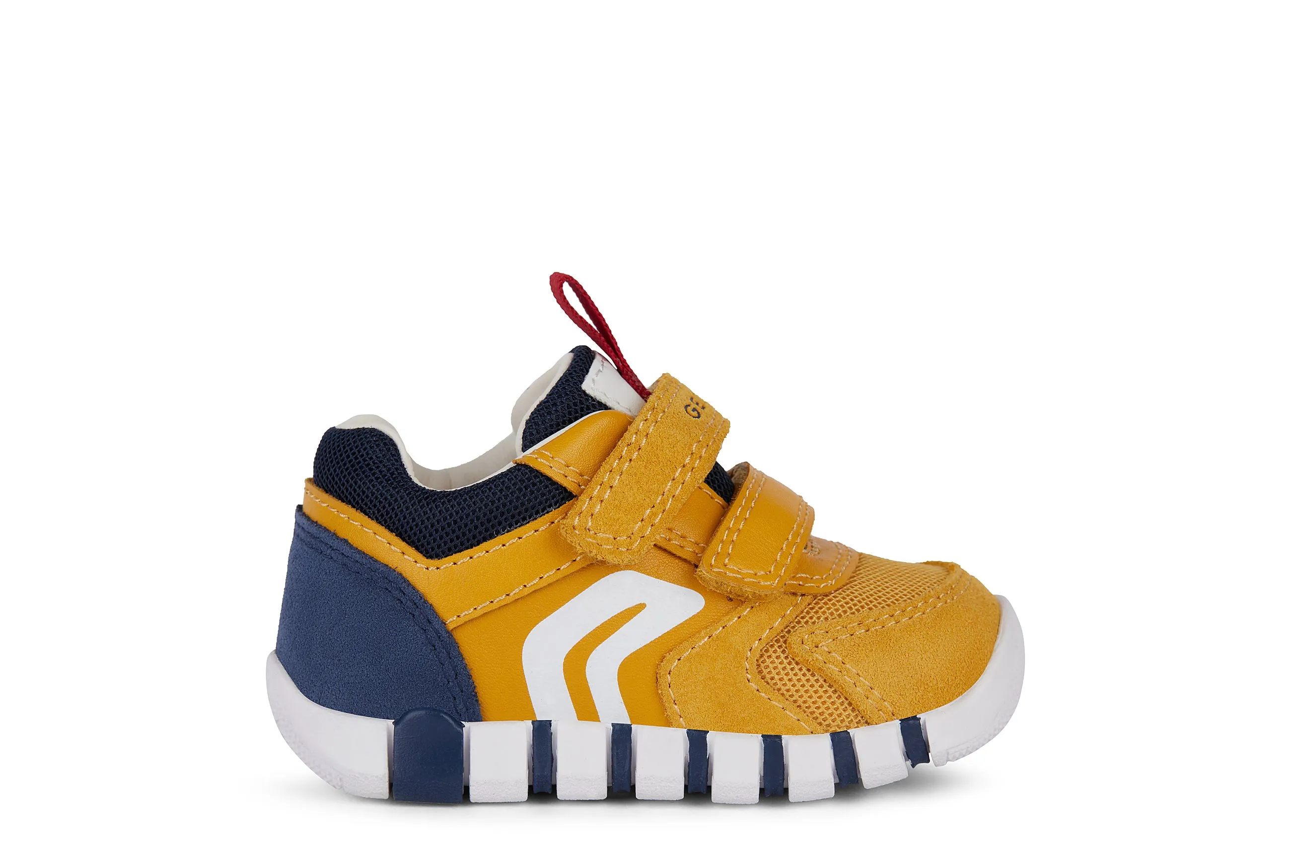 Geox Iupidoo | Ochre/Navy Toddler Sneakers
