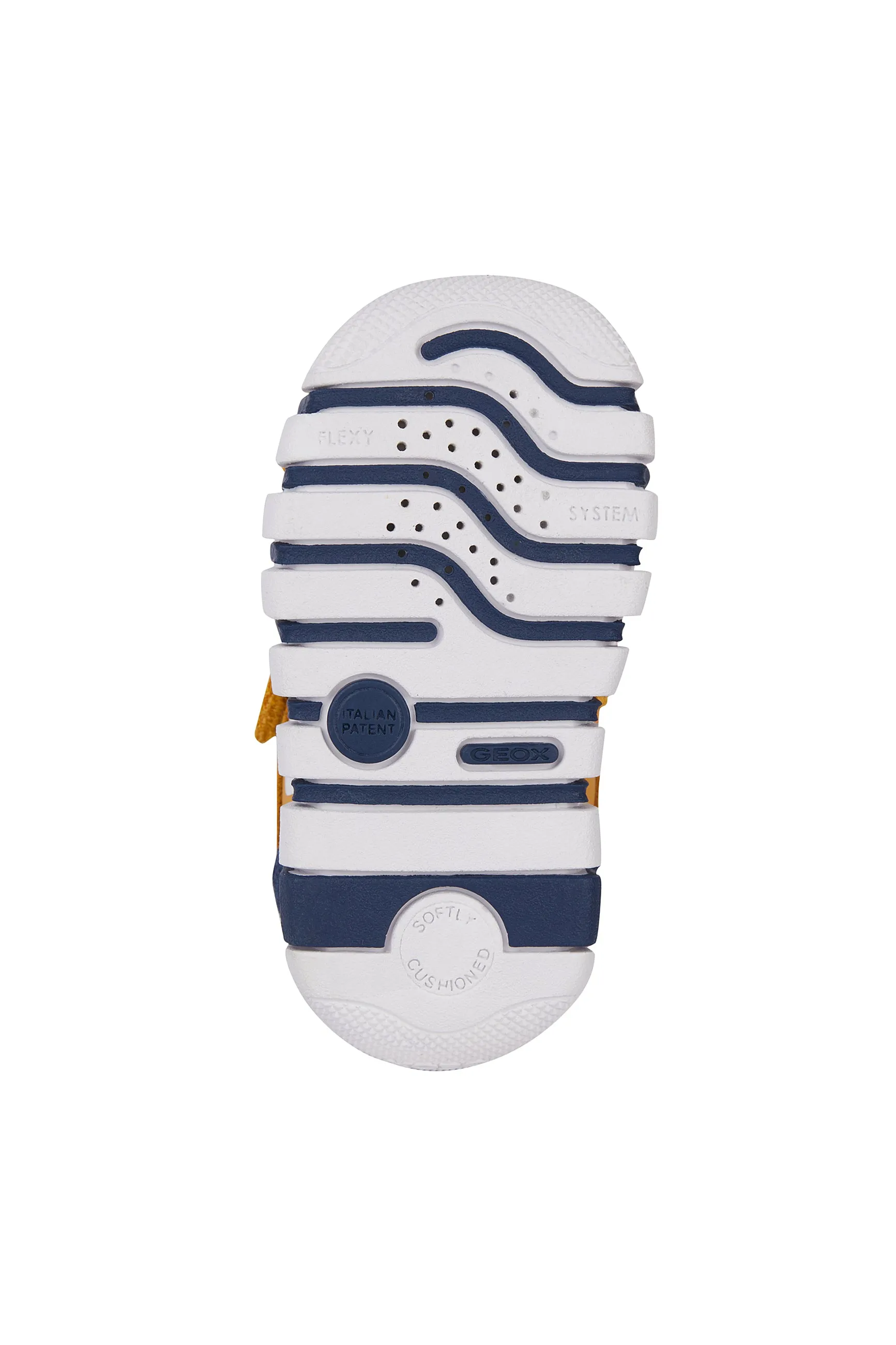 Geox Iupidoo | Ochre/Navy Toddler Sneakers