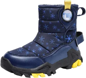 Girls Boys Snow Boots Outdoor Warm Comfortable Non Slip Mid Calf Padded Small Big Kids Winter Shoes Toddler Shoes Winter