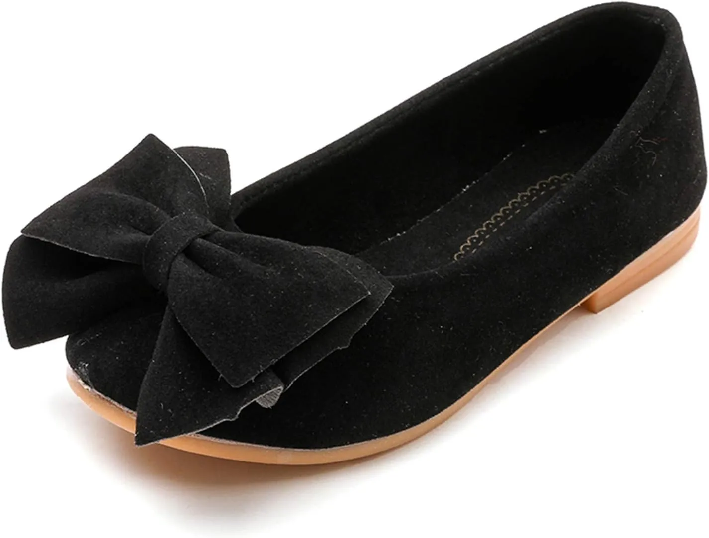 Girls Dress Shoes Mary Jane Wedding Party Heel Glitter Bow Princess Flower Shoes forFootwear for Toddler Little/Big Kid