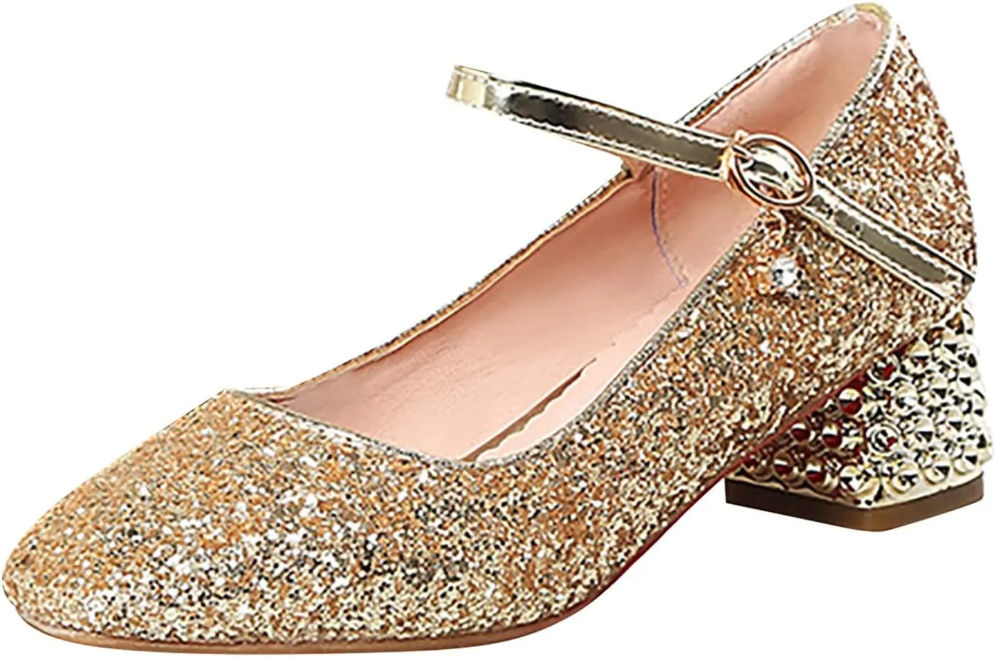 Girls Shoes High Heel Toddler Girls Dress Shoes Sparkl Mary Jane Flower Girls Wedding Toddler Dress Shoes 2 Flip Flops