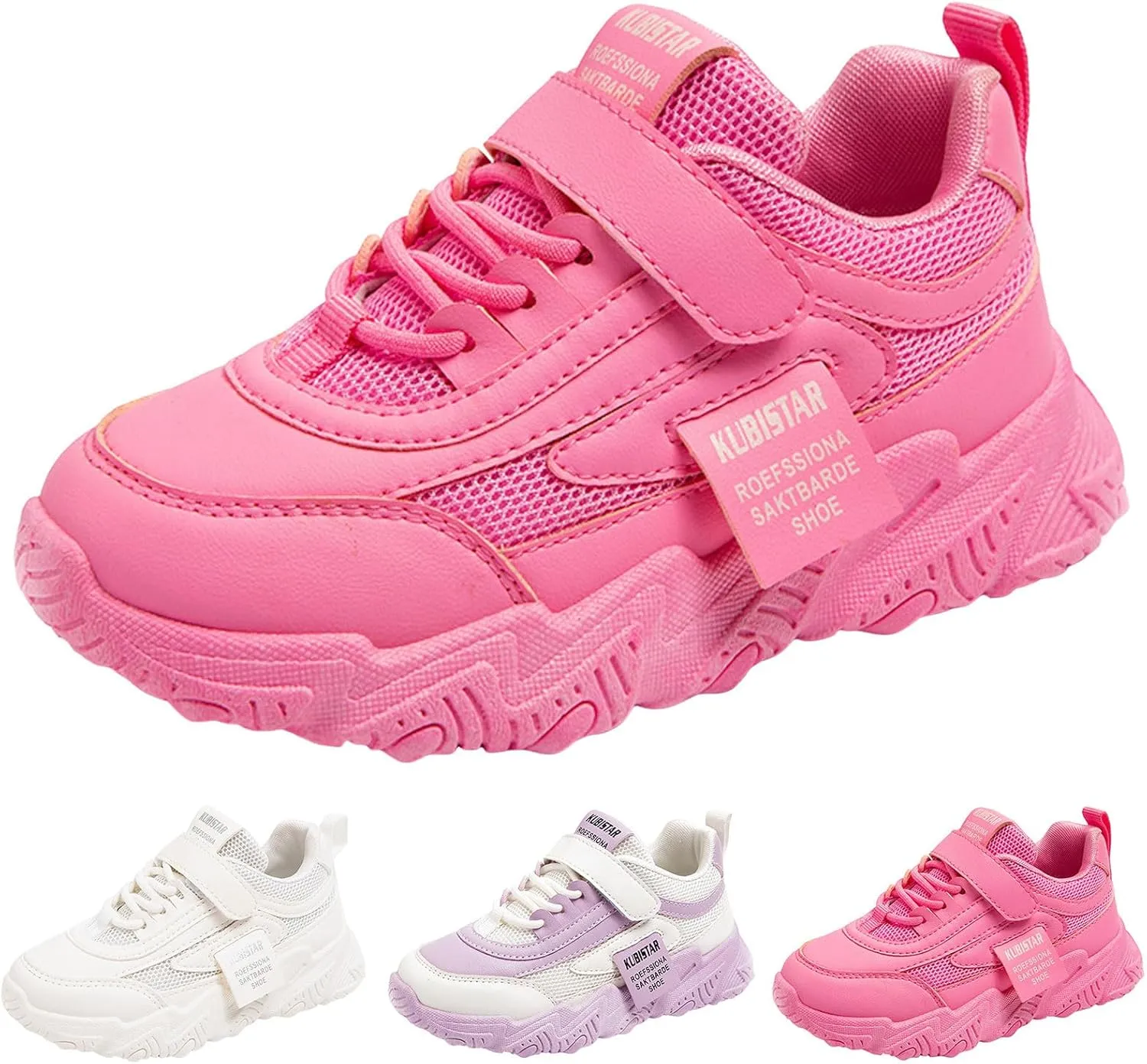 Girls Sneakers Toddler Sneakers Walking Shoes Boys Girls Toddler Tennis Shoes Lightweight Brethable Kids Slip On Shoe